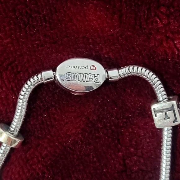 925 Just Married Silver Bracelet. - Picture 2 of 3